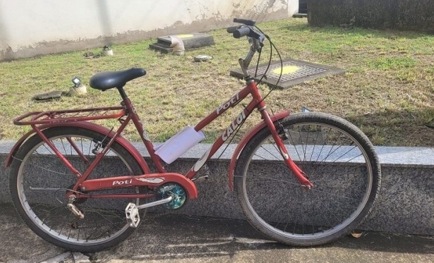 Bicicleta furtada  recuperada pela polcia em Itaperuna
