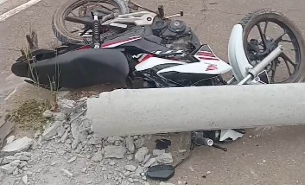 Homem fica gravemente ferido em acidente de moto em Itaperuna
