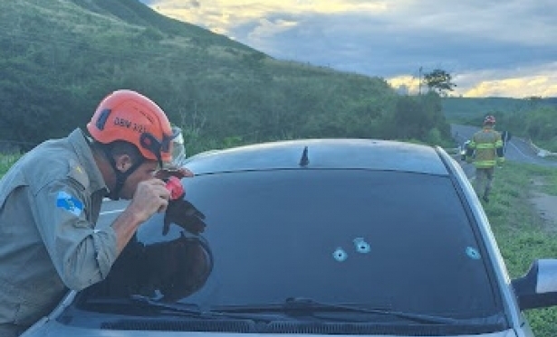 Homem é baleado em atentado na BR-356 entre Italva e Cardoso Moreira