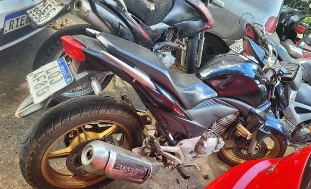 Moto roubada em Natividade é encontrada em Itaperuna