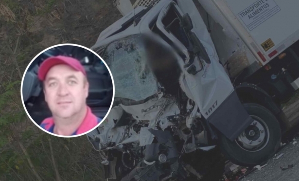 Morre caminhoneiro vtima de grave acidente na RJ-186, em Itaperuna