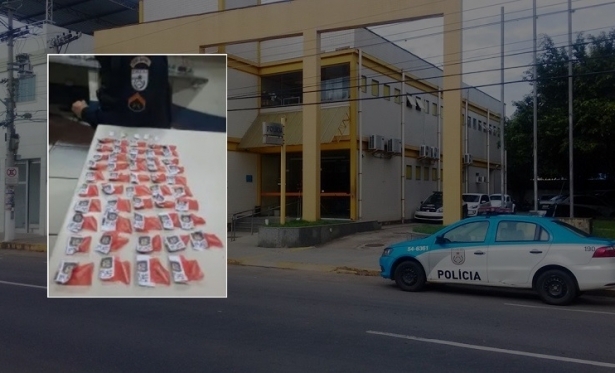 Polcia apreende drogas que seriam vendidas por traficante em Itaperuna